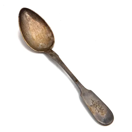 Ruokalusikka, Helsinki, kaiverrettu, pituus 208mm, 813,  Paino: 49,2 g