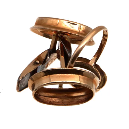 Erä viallisia kultakoruja 585br,  Paino: 7,4 g