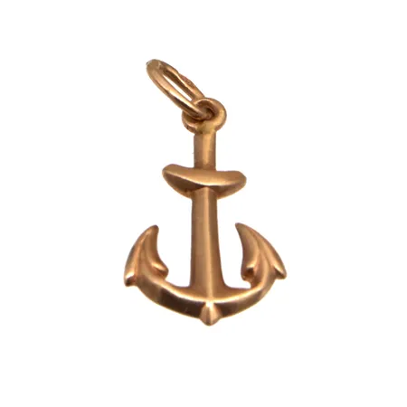 Ankkuri-riipus, korkeus 23mm, 585,  Paino: 0,6 g