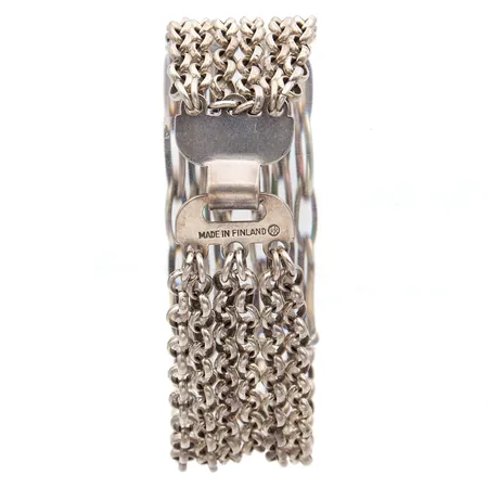 Rannekoru, Kalevala, Hämäläinen Juhlakääty, pituus 200mm, hopeoitu.