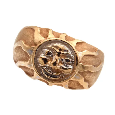 Sormus, koko 16½, leveys 4-12mm, kokoa muutettu, 585, Paino: 7,4 g