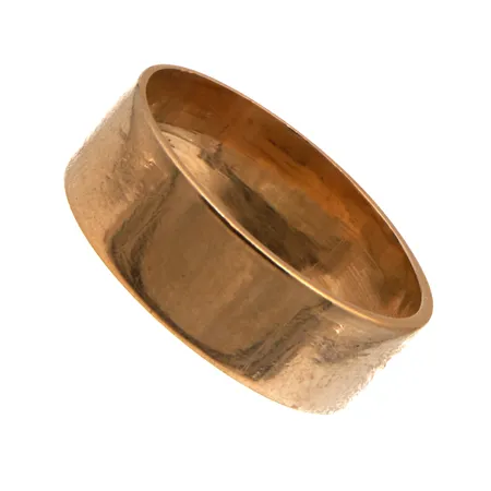 Sileä sormus, koko 19¾, leveys 7mm, 750, Paino: 6,6 g