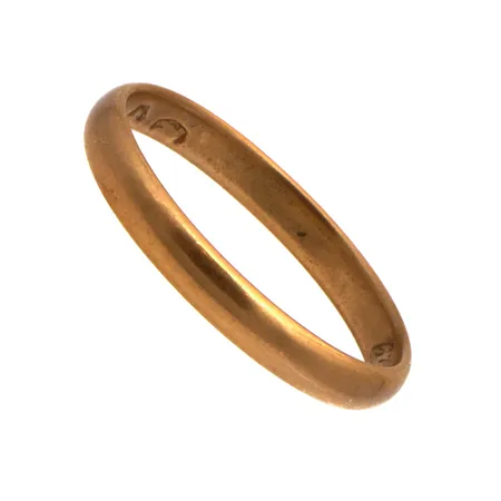 Sileä sormus, kaiverrettu, koko 22¼, 750,  Paino: 4,7 g