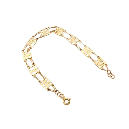 Ranneketju, pituus 180mm, käytön jälkiä, 585, Paino: 3,6 g