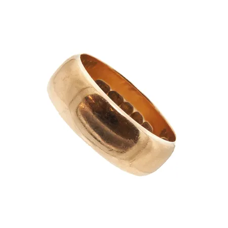 Sileä sormus, koko 17, kaiverrettu, 750,  Paino: 6,6 g