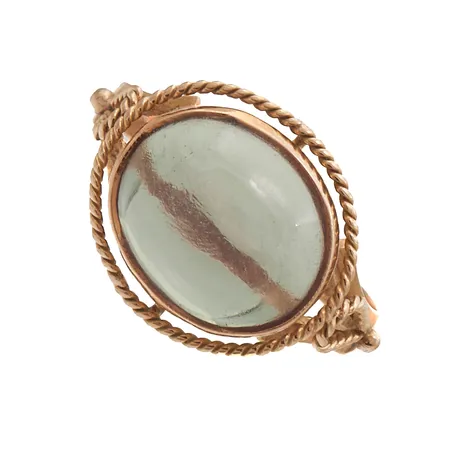 Kivisormus, koko 17¾, 585br, Paino: 3,2 g