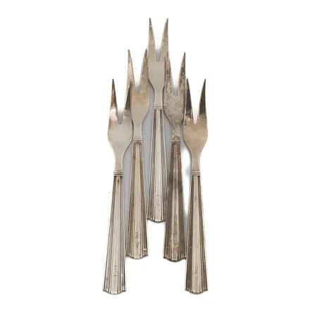 Viisi cocktail-haarukkaa, 196, Paino: 57 g