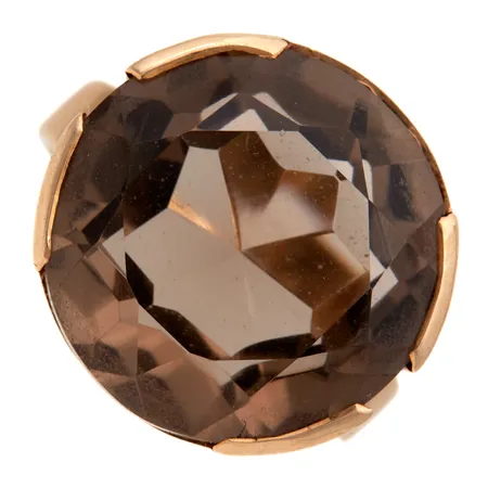 Kivisormus, koko 18¾, 585br, Paino: 8,3 g