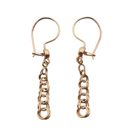 Bismarck-korvakorut, korkeus 38mm, 585,  Paino: 1,1 g