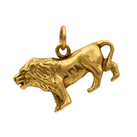 Leijona-riipus, korkeus 18mm, 750,  Paino: 9,4 g