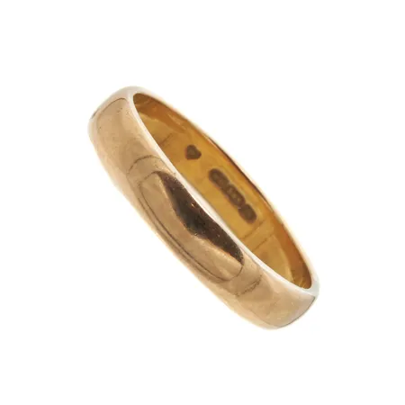 Sileä sormus, koko 15½, kaiverrettu, 585, Paino: 2,2 g