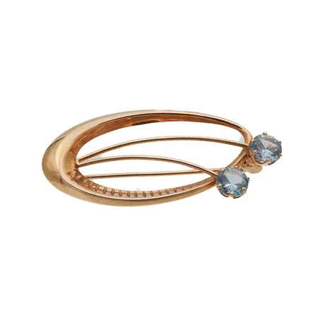 Kivirintaneula, leveys 37mm, 585br, Paino: 2,1 g