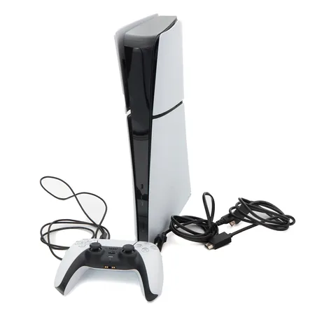 Pelikonsoli Playstation 5 Slim digital, PS5, ei cd-asemaa, ohjain ja johdot, model CFI-2016