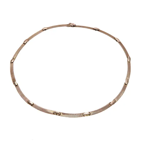 Kaulakoru, Labyrintti, Lapponia, design Björn Weckström, pituus 41,5cm, 925, Paino: 19,5 g