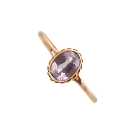 Kivisormus, koko 17, 585br,  Paino: 1,1 g