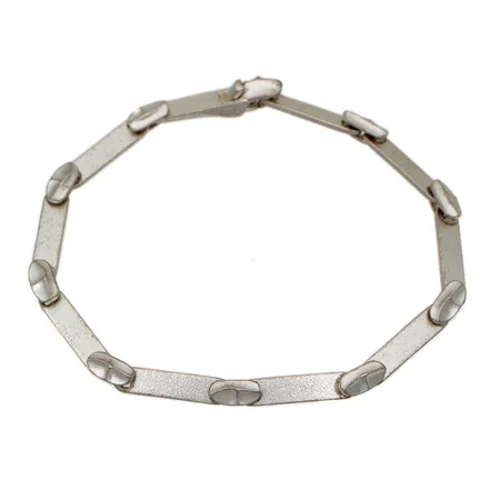 Kaulakoru, Labyrintti, Lapponia, design Björn Weckström, pituus 41,5cm, 925, Paino: 19,5 g