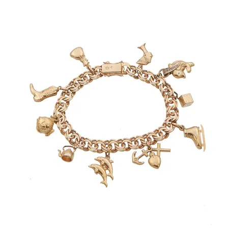 Bismarck-ranneketju maskoteilla, pituus 21cm, 585, Paino: 35,4 g