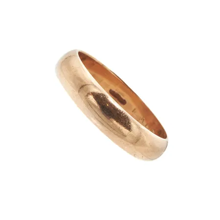 Sileä sormus, koko 19½, kaiverrettu, 585,  Paino: 5,2 g