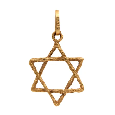 Tähti-riipus, korkeus 32mm, 750, Paino: 2,2 g