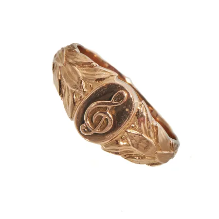 Ammattisormus, koko 17¾, 585,  Paino: 4,9 g