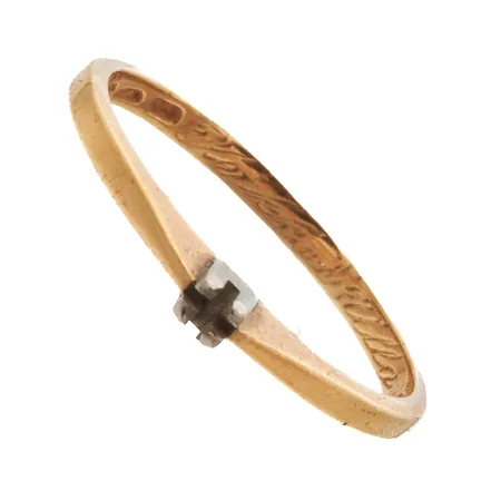 Viallinen sormus, 750,  Paino: 1,7 g