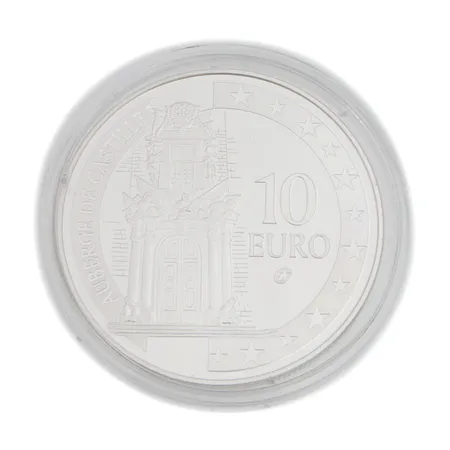 Hopearaha, Malta 10, 2008 Augerge de Castille, 925,  Paino: 28,4 g