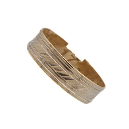 Viallinen sormus, kaiverrettu, 585 , Paino: 1,8 g