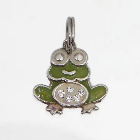 Emaloitukiviriipus, korkeus 15mm, 925br, Paino: 1,1 g