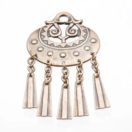 Riipus, Kuutar, Kalevala Koru, korkeus 50mm, leveys 28mm, riipus-lenkki puuttuu, 925, Paino: 5,7 g