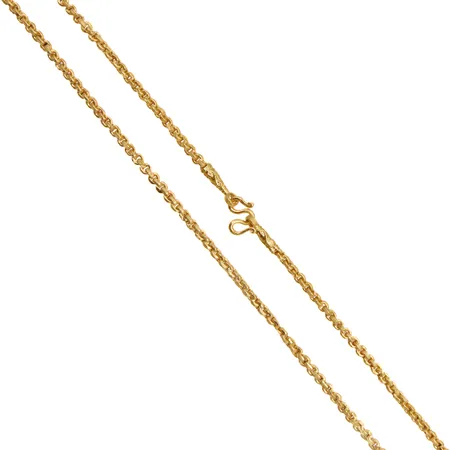 Kauulaketju, käytön jälkiä, pituus 60cm, 965, Paino: 7,6 g