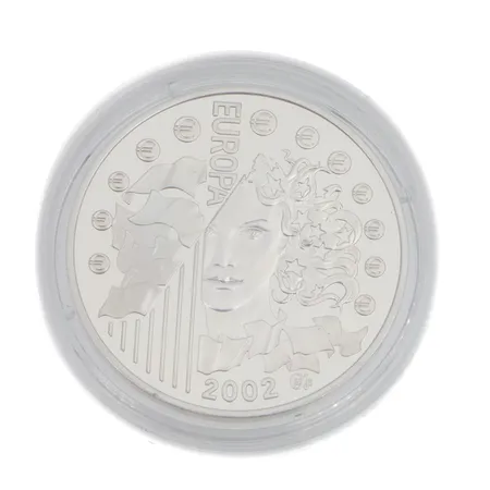 Hopearaha, 1½ euroa, 2002 Ranska, 900, Paino: 22,2 g