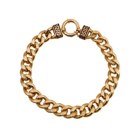 Emaloitu panssariranneketju, ontto, leveys 8,5mm, pituus 195mm, 875br, Paino: 16 g