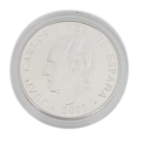 Hopearaha, 10, 2002 Juan Carlos, 925 Paino: 27 g