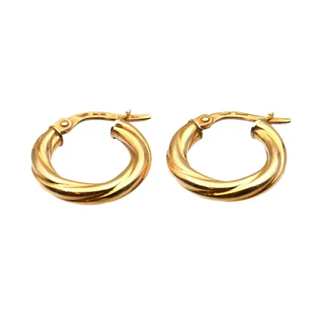 Rengas-korvakorut, Ø 15mm, 585,  Paino: 1,4 g