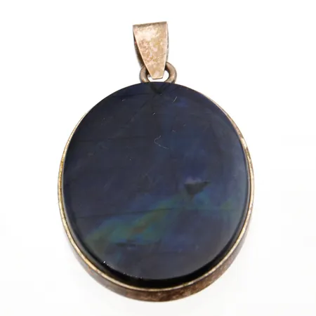 Spektroliitti-riipus, korkeus 40mm, leveys 23mm, 830br, Paino: 7,3 g