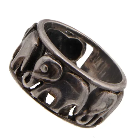 Sormus, koko 17½, 830, Paino: 6,2 g