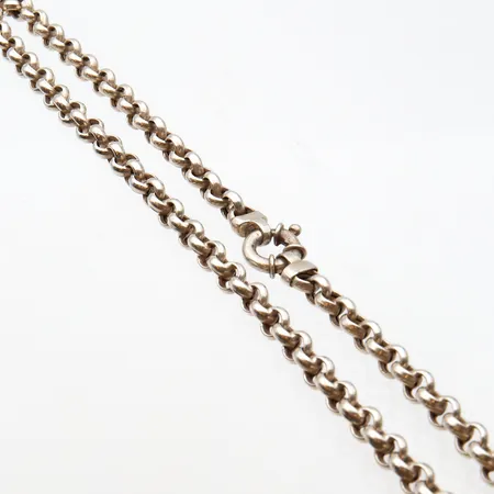 Papu-kaulaketju, pituus 45cm, leveys 7mm, 925, Paino: 20,2 g