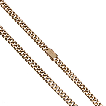 Panssarikaulaketju, leveys 7,9mm, pituus 56,5mm, Käsityö, 585 Paino: 98 g