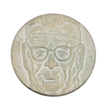 Juhlaraha, J.K Paasikivi, 100 vuotta, vuodelta 1970, nimellisarvo 10 markkaa, 500, Paino: 22,7 g