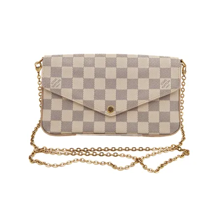 Käsilaukku Louis Vuitton pochette Pochette Félicie, N63106, 21x12x3cm, laatikko, dustbag, kuitti