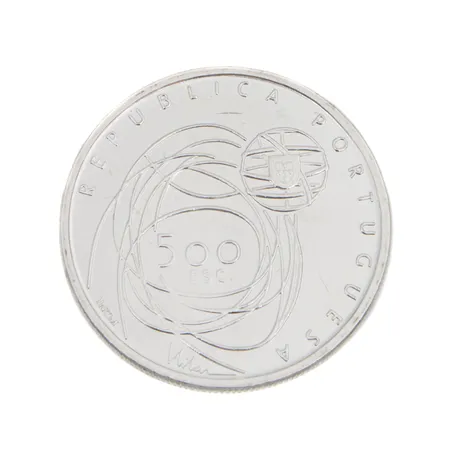 Hopearaha, 500 Escudos, 2001, Euroopan kulttuurikeskus, 500, Paino: 14 g