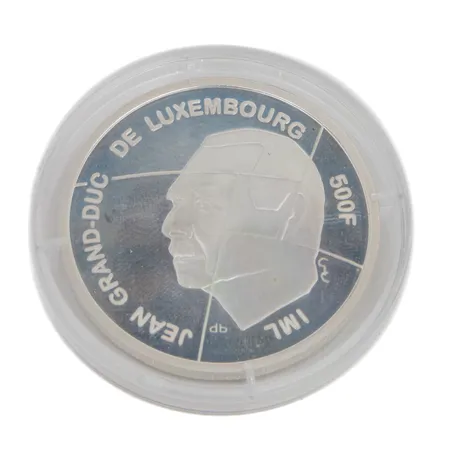 Juhlaraha, 500 Francs 1998, Echternach, 925, Paino: 22,8 g