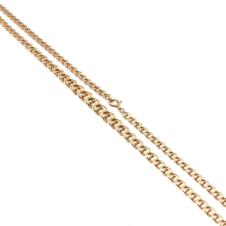 Bismarck-kaulaketju, pituus 46cm, leveys 3-6mm, 585, Paino: 10,8 g