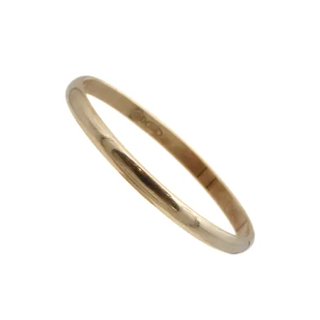 Sileä sormus, koko 21, 585, Paino: 1,5 g