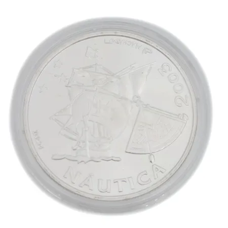 Hopearaha, Portugal, 10, 2003 Nautica, 500,  Paino: 26,9 g