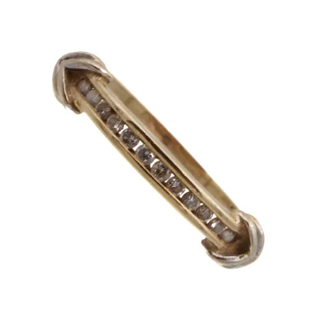 Timanttisormus 12xm.0.01ct, koko 20¾, 585, Paino: 3,2 g