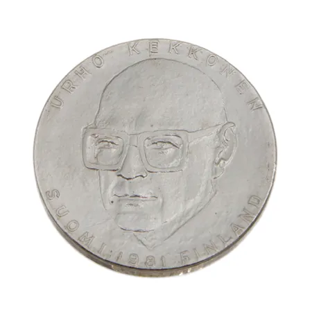 Juhlaraha, Urho Kekkonen 1981, nimellisarvo 50mk, 500, Paino: 20,2 g
