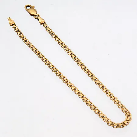 X-lenkki-ranneketju, pituus 185mm, leveys 3mm, 585, Paino: 2,5 g