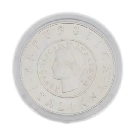 Hopearaha, 1 Lira, 2001, History of the Lira, 835, Paino: 11 g