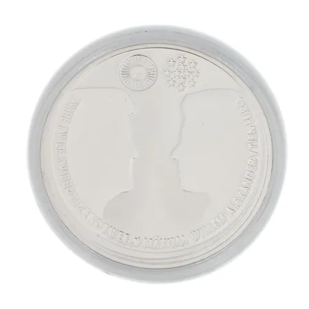 Hopearaha, Hollanti 10, 2002, Royal wedding, 925, Paino: 17,8 g